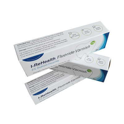 Παιδιατρικό γρήγορο ξεραίνοντας κίτρινο βερνίκι φθοριδίου με τη νόστιμη γεύση