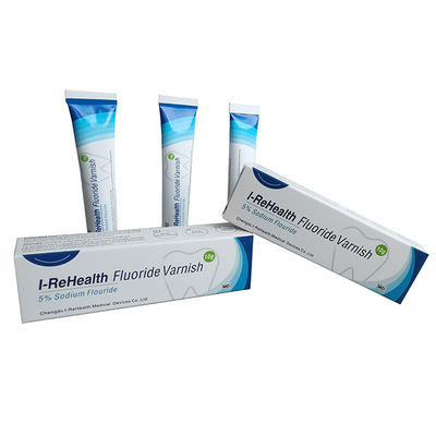 Κίτρινο χρώμα βερνικιών φθοριδίου ξήρανσης 15 δευτερολέπτων γρήγορο για παιδιατρικό