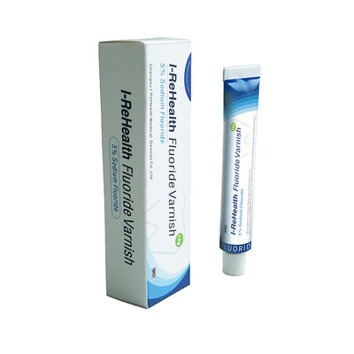 Το φυσικό φθορίδιο βερνικιών ρητίνης 5% Naf κολλώδες οδοντικό αποτρέπει την αποσύνθεση δοντιών