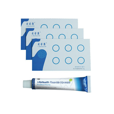 Φυσικό βερνίκι φθοριδίου νατρίου ρητίνης 22600ppm για την απομεταλλοποίηση επισκευής ενηλίκων