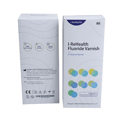 5% βερνίκι φθοριδίου νατρίου για τη θεραπεία ευαισθησίας 10-15s δοντιών ενηλίκων