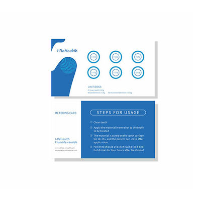 βερνίκι φθοριδίου νατρίου 0.5g/Bag 5% για τα ευαίσθητα δόντια με το CE