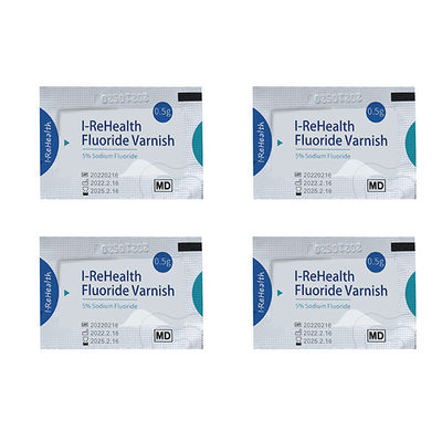 CE βερνικιών φθοριδίου μυρωδιάς 0.5g/Pounch Tasety πιστοποιημένο για το παιδί